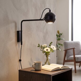 Wandlamp Camera - Zwart