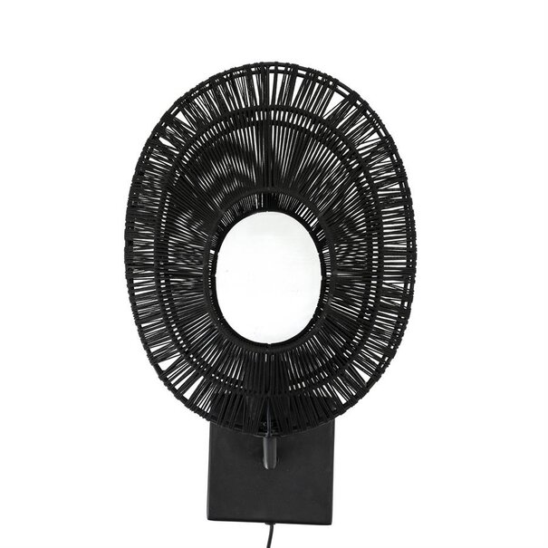 By Boo Wandlamp Ovo - Stijlvolle zwarte wandlamp van By Boo