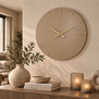 Wandklok Vilo beige