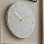 Wandklok Charm Engraved Numbers wit Ø 35 cm