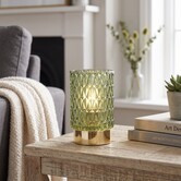 Votive LED Diamond groen