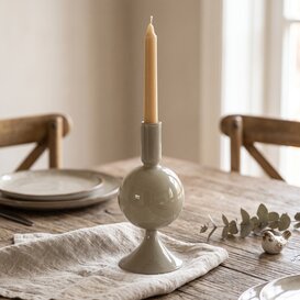 Kandelaar Sparkle Ball vergrijsd groen