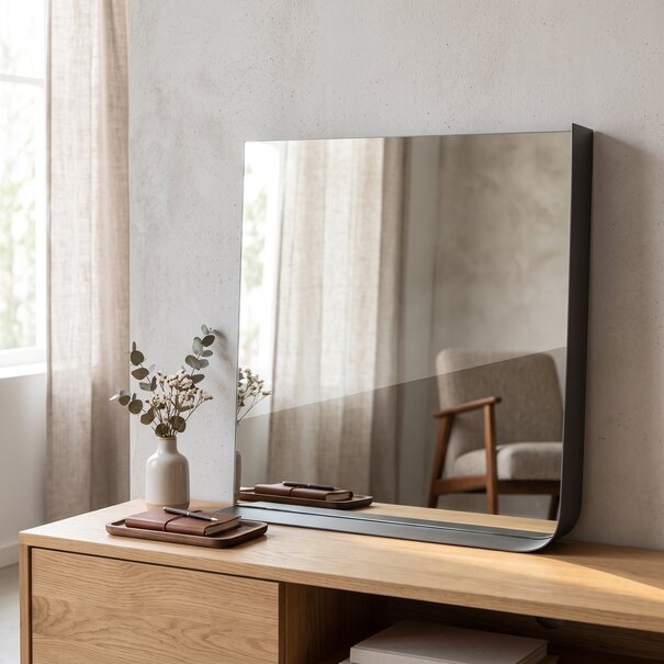 By Boo Spiegel Image Square - zwart