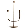 Kandelaar NICOLE 3-lichts 22,5x15x45,5 cm - Antiek Brons