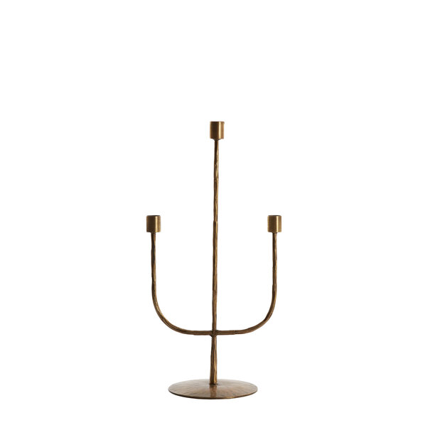 Light en Living Kandelaar NICOLE 3-lichts 22,5x15x45,5 cm - Antiek Brons