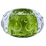 Theelicht FINLEY glas licht groen - 2 afmetingen