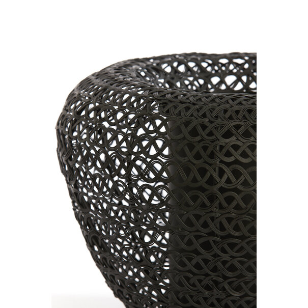 Light en Living Vaas deco Ø42x33 cm FINOU mat zwart - Light & Living
