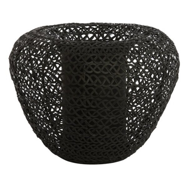 Light en Living Vaas deco Ø35x27 cm FINOU mat zwart van Light & Living
