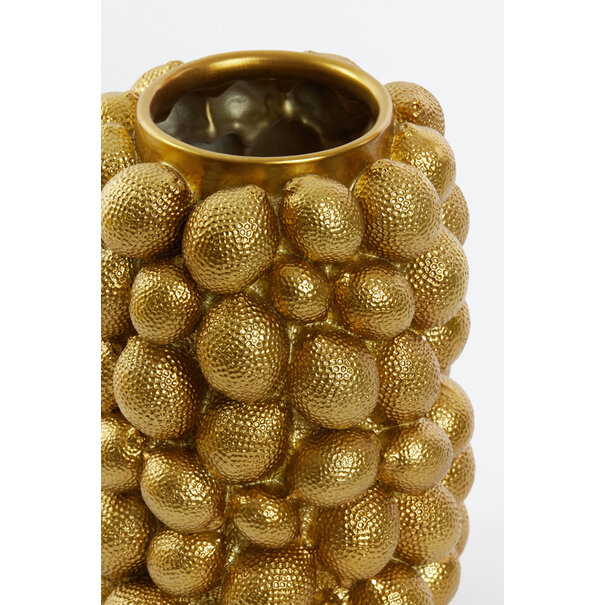 Light en Living Vaas deco Ø31x41 cm LEMON antiek  brons