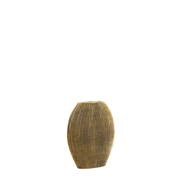 Light en Living Vaas deco 30x11x30,5 cm BUBIO antiek brons