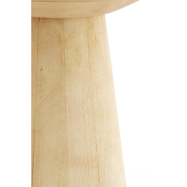 Light en Living Bijzettafel 33x33x53 cm DEGO mat naturel