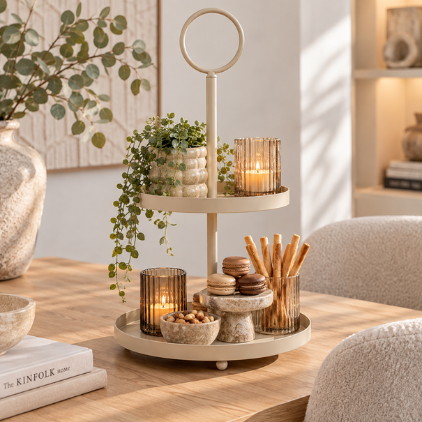 Countryfield Etagere Lukas met oog beige S