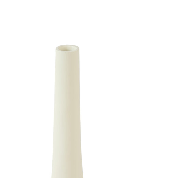 Light en Living Vaas deco 24,5x16,5x55 cm LINETA wit