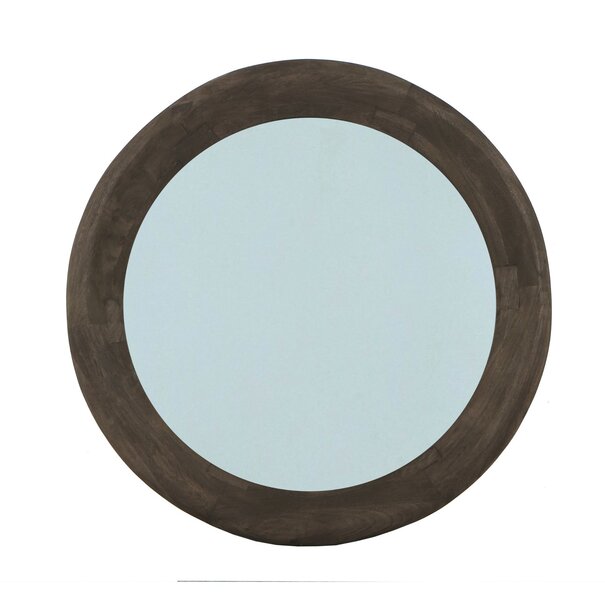 PTMD Spiegel Noam Bruin mango rond L - Ø 90 cm