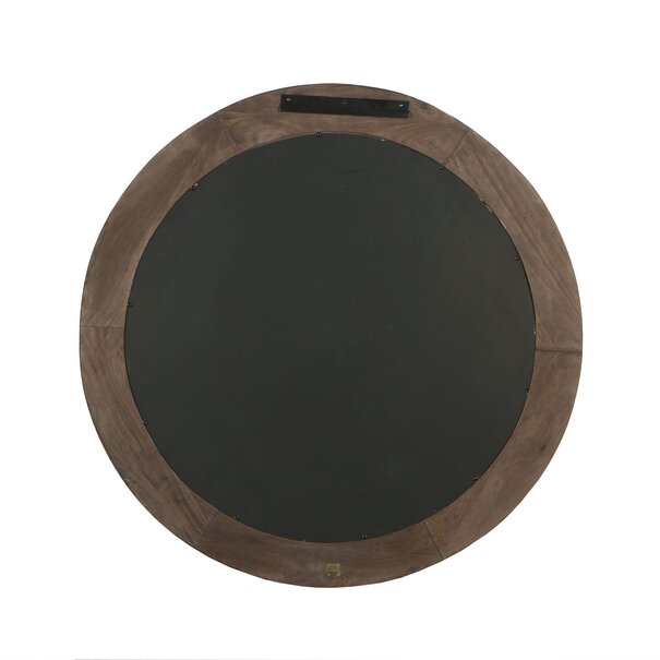 PTMD Spiegel Noam Bruin mango rond L - Ø 90 cm
