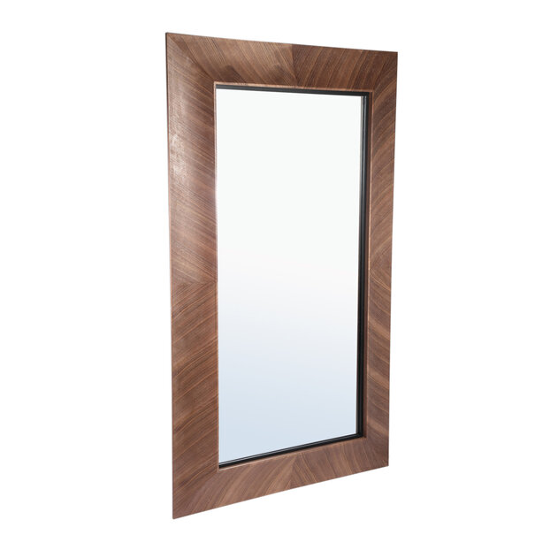 PTMD Spiegel Gezzy Natural wooden curl frame rechthoek - 186 cm hoog