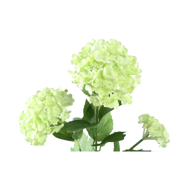 PTMD Kunsttak Hydrangea Flower groen snowball