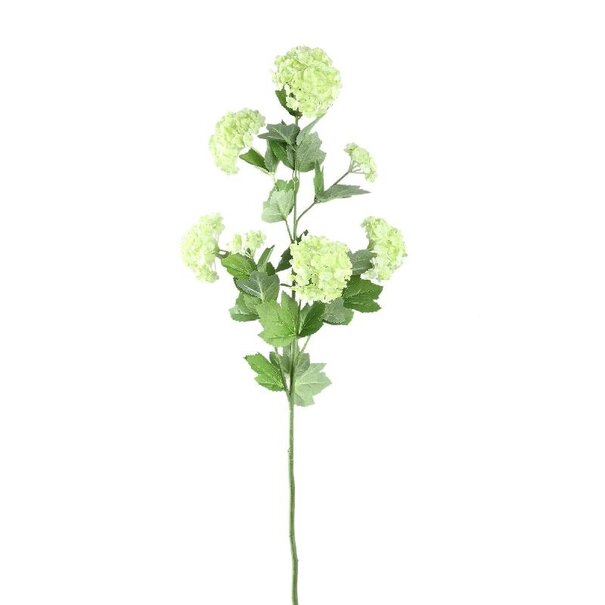 PTMD Kunsttak Hydrangea Flower groen snowball