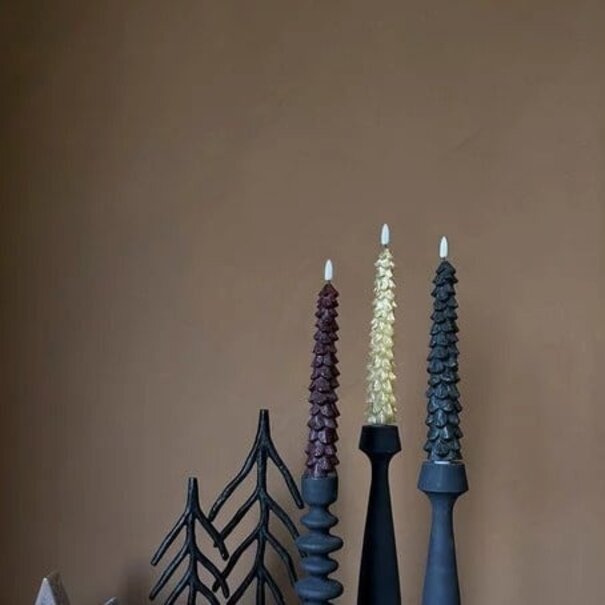 PTMD Dinerkaars LED Kerstboom goud set van 2
