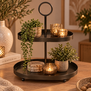 Etagere Bonamy S brons ovaal