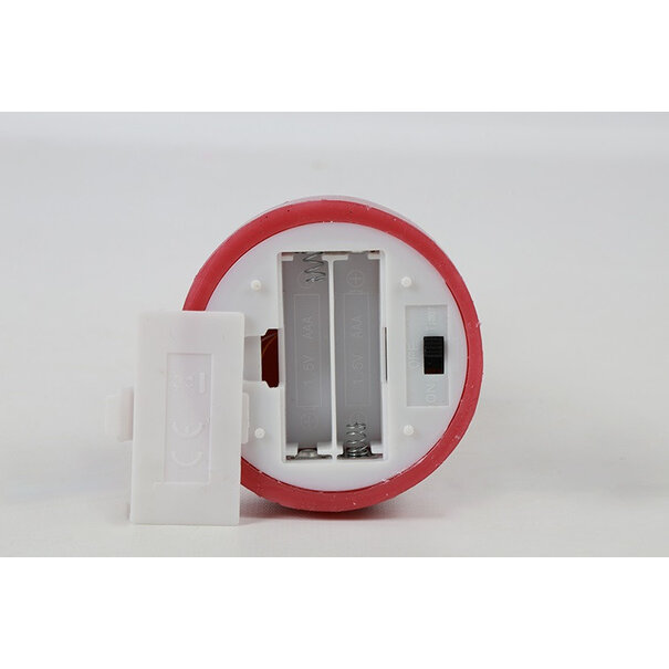 Countryfield Kandelaar en kaars Nuala LED S roze