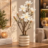 Kunstplant Magnolia S wit 54 cm hoog