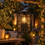 Solar lamp hangend LED Kalita M zwart