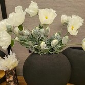 Kunsttak Papaver Jodie wit