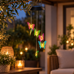 Hanger Mobile Solar LED vlinder S