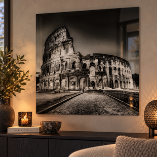 Schilderij Colosseum Dumas zwart/wit
