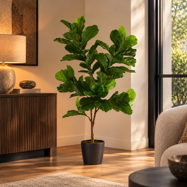 Countryfield Countryfield Kunstplant Ficus lyrata groen - Diverse afmetingen