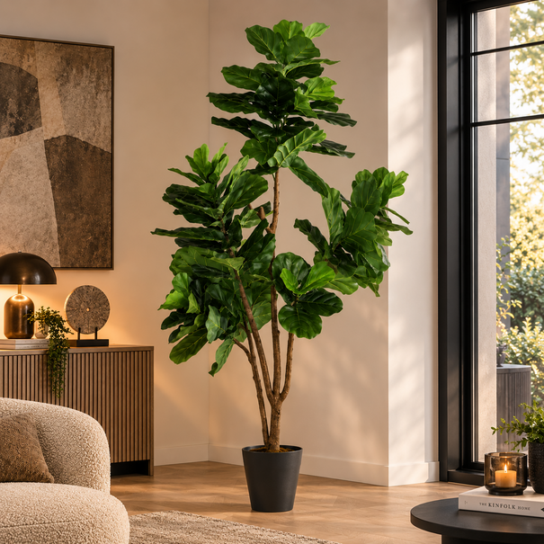 Countryfield Countryfield Kunstplant Ficus lyrata groen - Diverse afmetingen