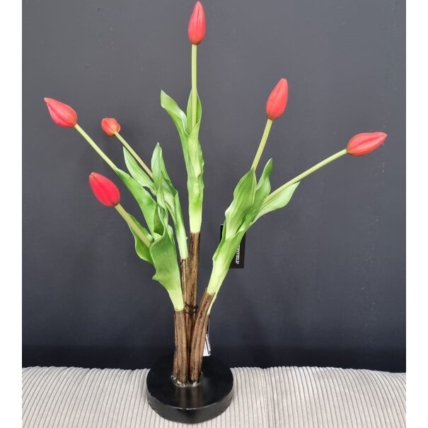Countryfield Boeket kunstbloemen Tulip rood