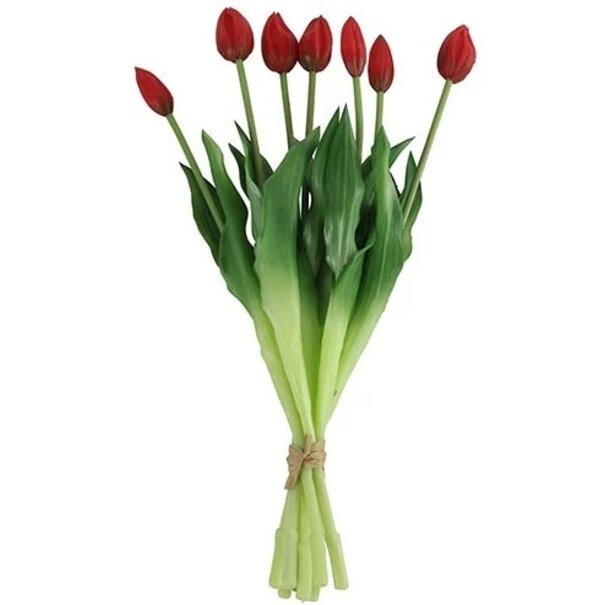 Countryfield Boeket kunstbloemen Tulip rood