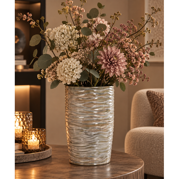 Countryfield Vaas Jeske S parelmoer - 28 x 28 x 42,5 cm