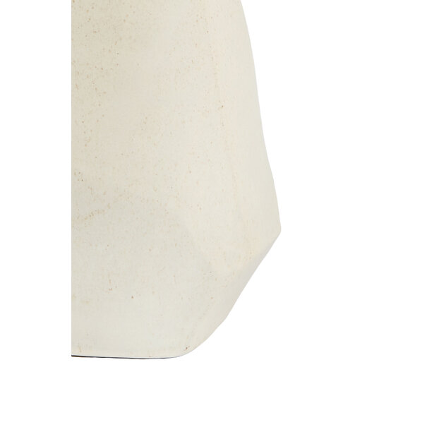 Light en Living Vaas deco 25x21,5x47 cm POVINA keramiek crème