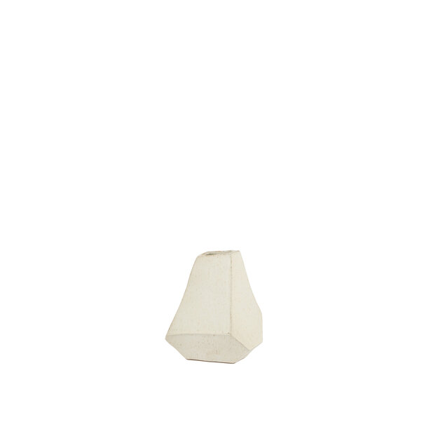 Light en Living Vaas deco 21x16,5x23 cm POVINA keramiek crème