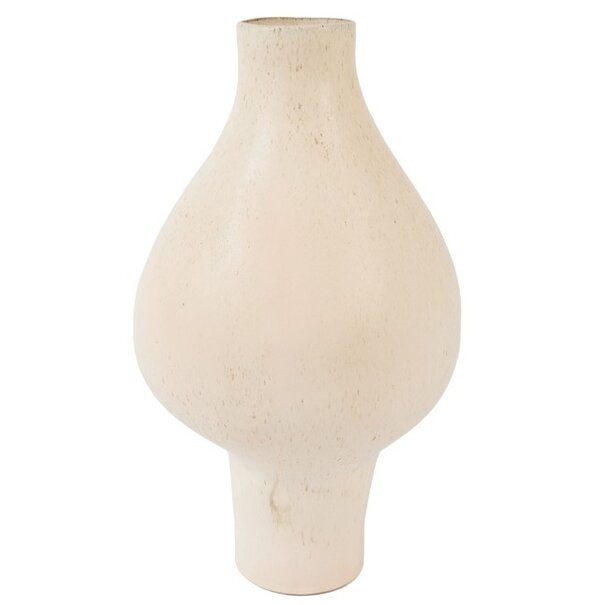 Light en Living Vaas deco Ø24x40,5 cm ZAROTI keramiek crème