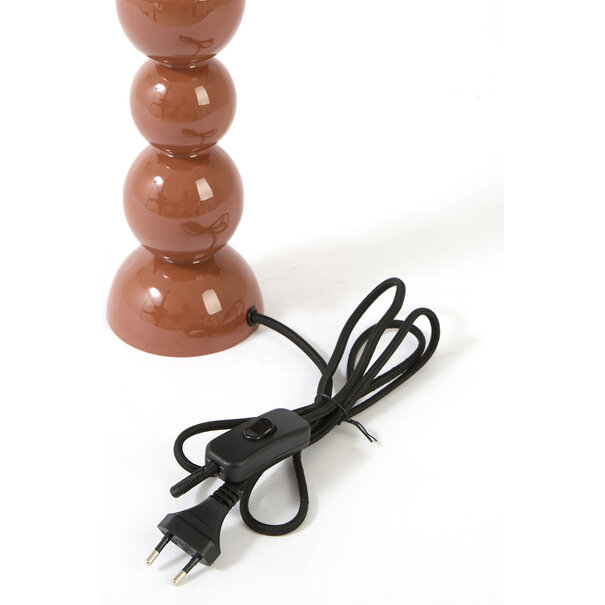 Light en Living Lampvoet Ø10x36 cm BARLES glanzend terra