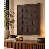 Schilderij Monox 3D Bruin 70x90 cm | HomeBound