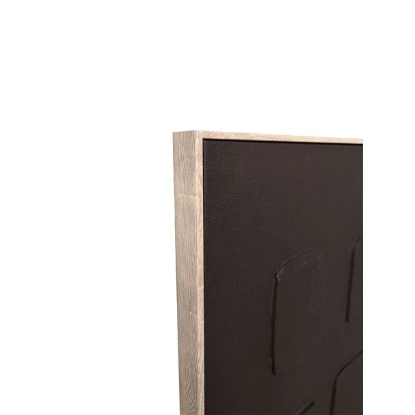 Schilderij Monox 3D Bruin 70x90 cm | HomeBound