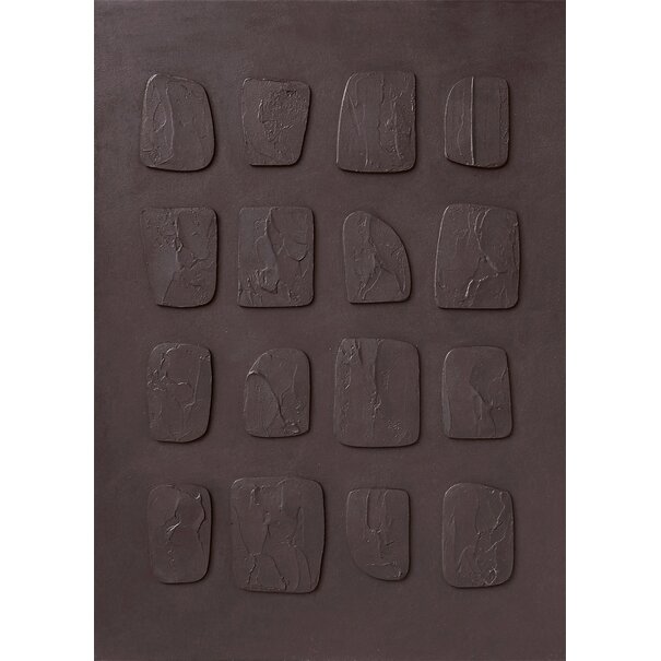 Schilderij Monox 3D Bruin 70x90 cm | HomeBound
