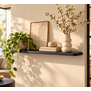 Licht en Living Wandplank TARONTU - 88x20x3 cm - Mat Zwart