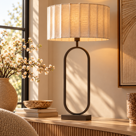Lampvoet 20x13x55 cm JAMIRI bruin
