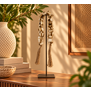 Ornament op voet 12,5x12,5x50 cm CURTANI creme-bruin+bruin