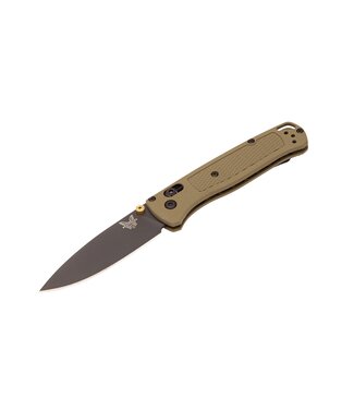 Benchmade Benchmade Bugout gray Drop-point, CPM-S30V steel, ranger green Grivory handle