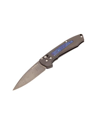 Benchmade Benchmade Arcane 490-181 limited Drop-Point, Damascus, gray titan handle