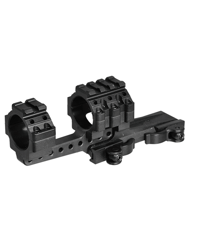 UTG - Leapers Integral 30mm Offset QD Montage, 4 Top Slots, 100mm Base (M3S40070R4)