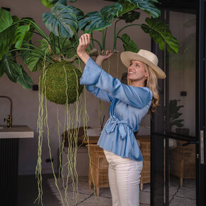 Kunstige hengeplanter