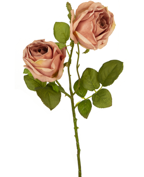 Greenmoods Kunstig Rose Deluxe Rosa 55cm